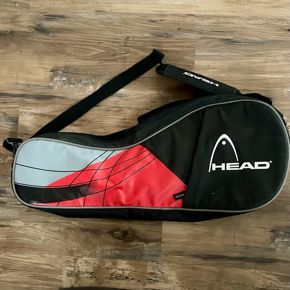 HEAD Black and Red Tennis Racquet Shoulder Bag